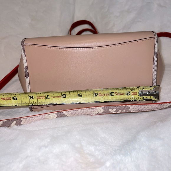 Pink leather Coach purse - Picture 5 of 9